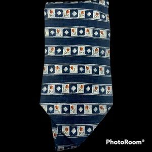 100% Fine Italian Silk Tie -Tie Rack Charleston Classic Necktie 👔